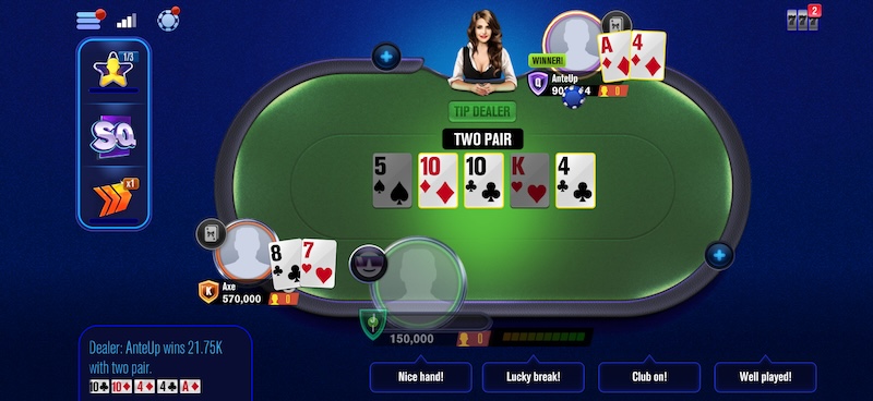WSOP Pokerの対戦