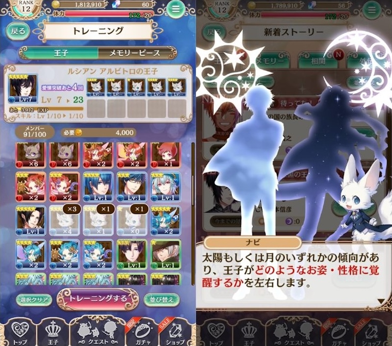 夢王国と眠れる100人の王子様の強化シーン