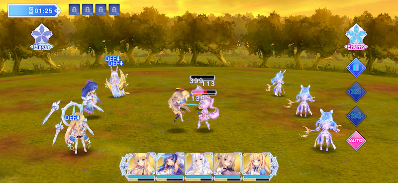 宝石姫 Reincarnationのバトル