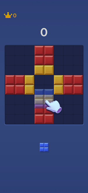 blockblastのプレイ画像