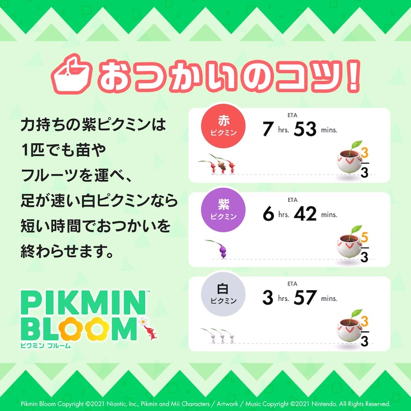 ピクミンブルームのおつかい